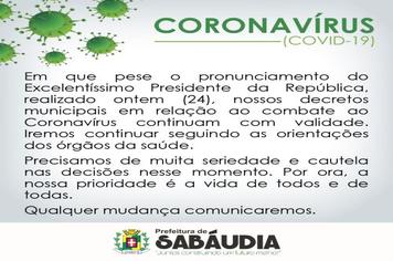 Comunicado Importante!