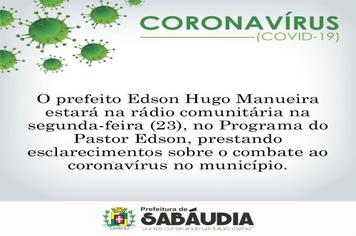 Orientações sobre o CORONAVÍRUS!