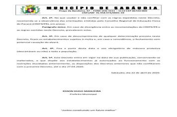 Academias voltam a funcionar em Sabáudia