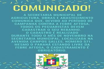 Comunicado!