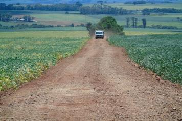 Sabáudia faz manutenção de estrada rural