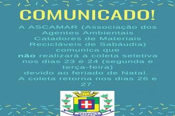 Comunicado!