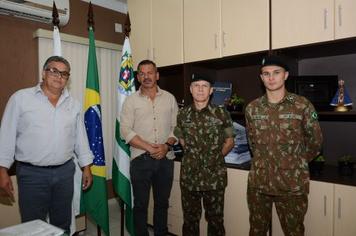 Representantes da Junta do Serviço Militar visitam Sabáudia