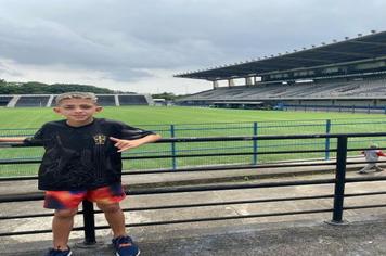 Atleta sabaudiense de 9 anos participa de treino de avaliação no Corinthians