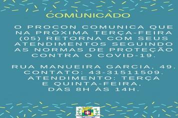 Comunicado!
