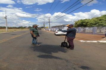 Operação tapa-buraco é retomada em Sabáudia