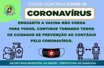Sabáudia imuniza grupos prioritários contra a Covid-19