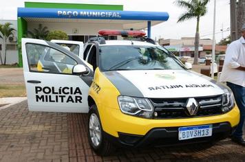 Sabáudia recebe viatura para a Polícia Militar