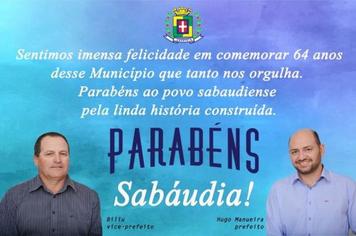 Parabéns Sabáudia!