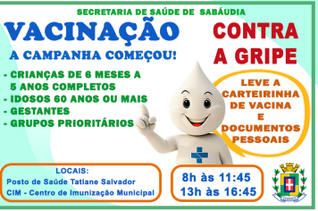 CAMPANHA CONTRA A GRIPE