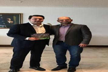 Governador do Paraná recebe prefeito Hugo