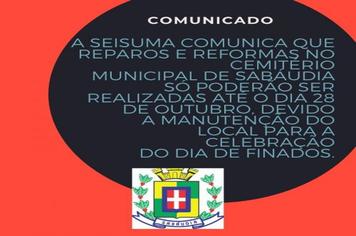 Comunicado!