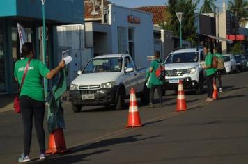 Sabáudia realiza pit stop para divulgar ações ambientais