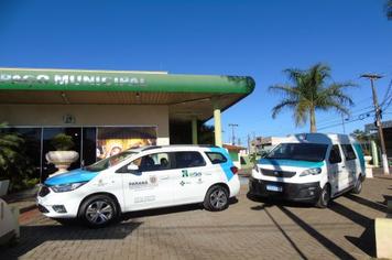 Administração municipal entrega  cinco veículos zero km para Saúde