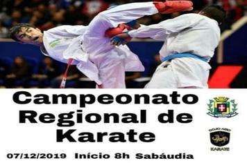 Amanhã Sabáudia acolhe o Campeonato Regional de karatê. A partir das 8h, no Ginásio Municipal Alcides Escoqui.