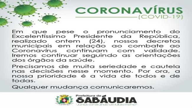 Comunicado Importante!