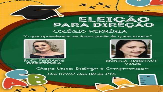 Colégio Estadual Hermínia Rolim Lupion elege diretoria