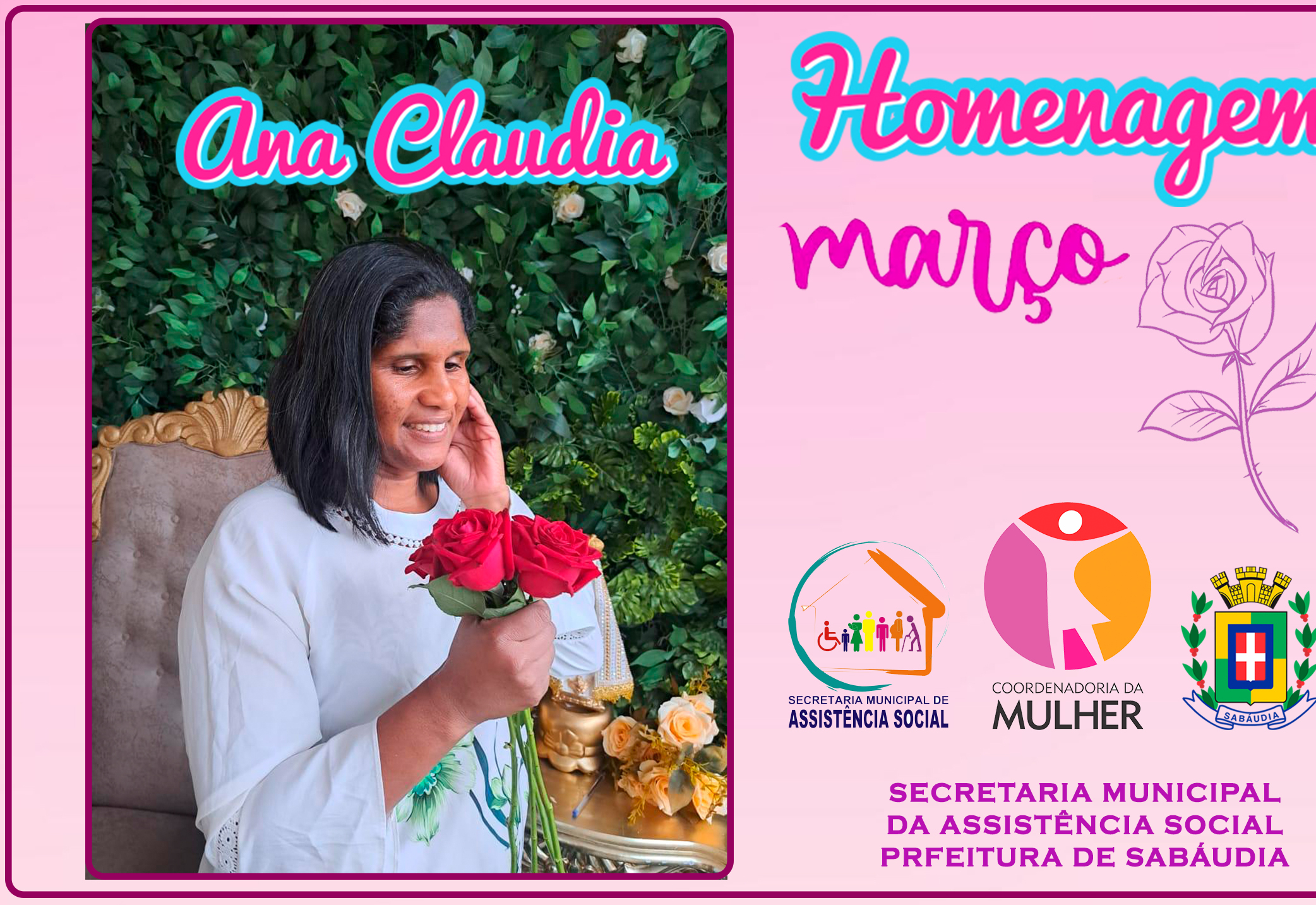 MARÇO - MÊS DAS MULHERES