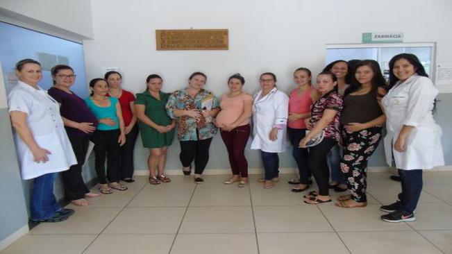 Saúde ministra palestra para gestantes em Sabáudia