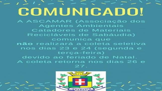 Comunicado!