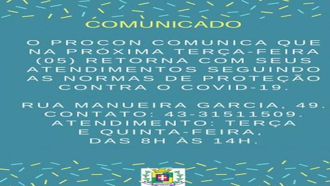 Comunicado!