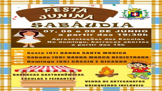 Sabáudia estará em festa neste final de semana