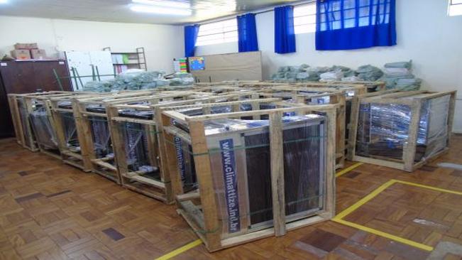 Escolas Estaduais recebem 32 climatizadores para salas de aula