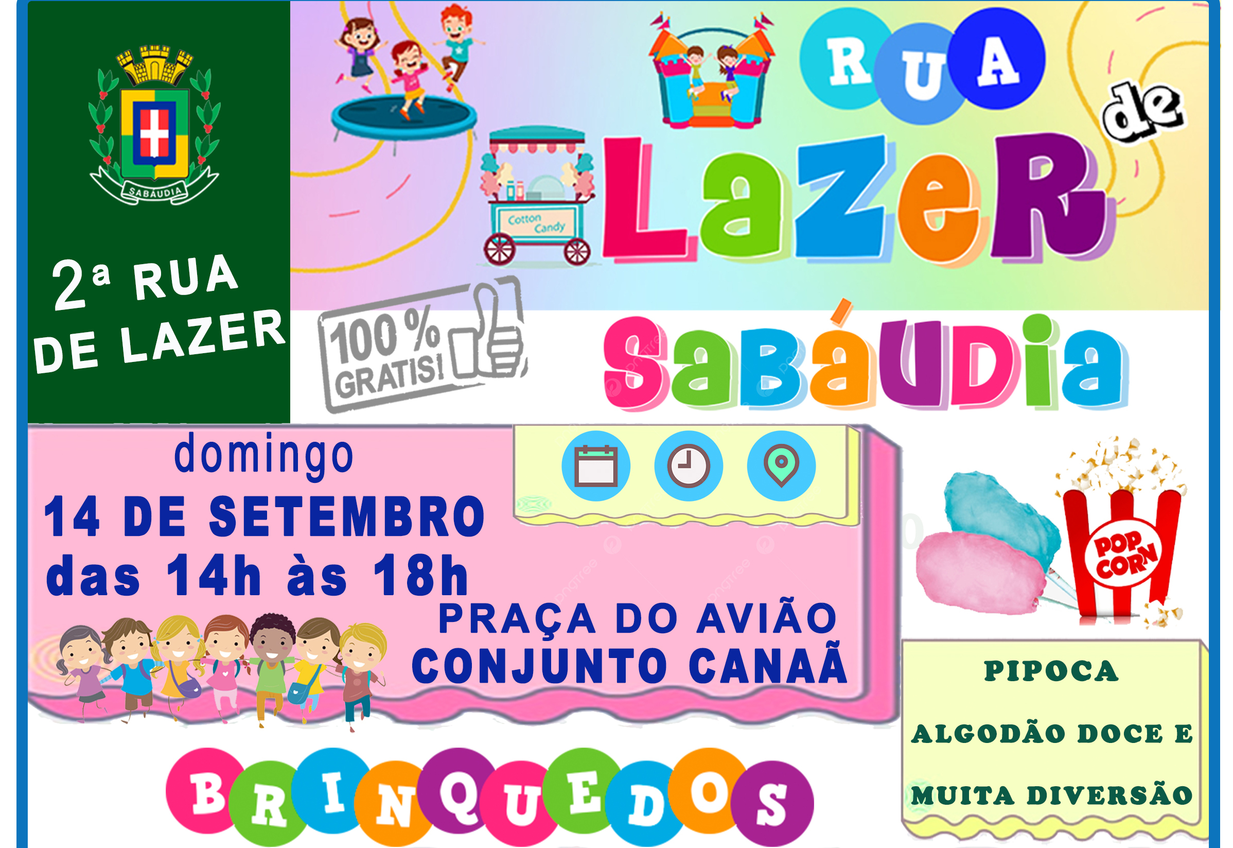 DOMINGO É DIA DE LAZER!